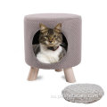 Cat Cube Cave Cave House Algodón suave